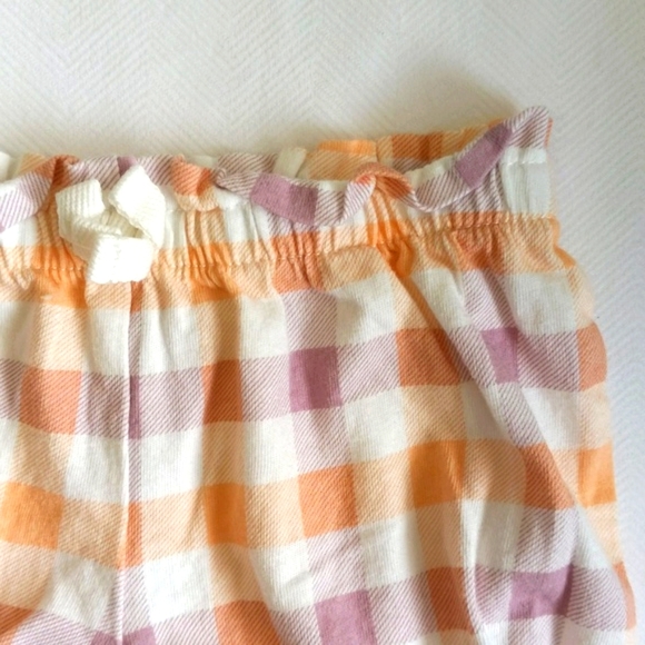 carter's pastel picnic plaid bubble bloomers shorts 6 months baby girl - Picture 2 of 5